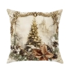 Golden Velvet Christmas Cushion Covers - Image 3