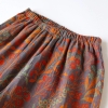 Vintage Leaf Cotton Lapel Loungewear Set - Image 4