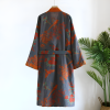 Retro Cotton Gauze Bathrobe - Image 5