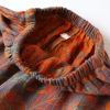 Vintage Leaf Cotton Lapel Loungewear Set - Image 6