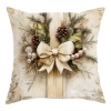 Golden Velvet Christmas Cushion Covers - Image 4
