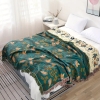 Reversible Scandinavian Bird Throw Blanket - Image 3