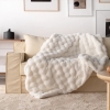 Rabbit Faux-Fur Blanket Throw - Image 16